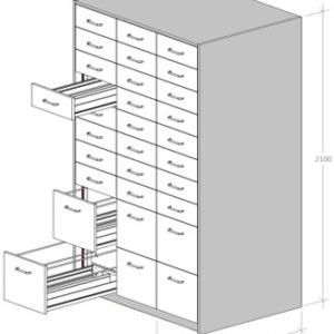 Medicine cabinet M-PT PharmaTower