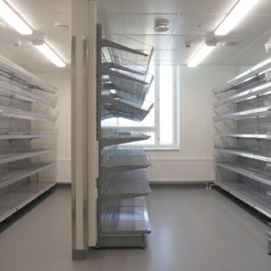 StockShelf shelving systems for hospitals