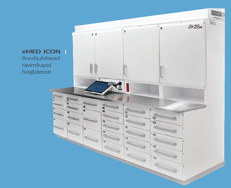 eMED ICON arvutijuhitavad ravimikapid haiglatesse